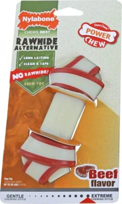 NylaBone Dura Chew Rawhide Alternative Beef M