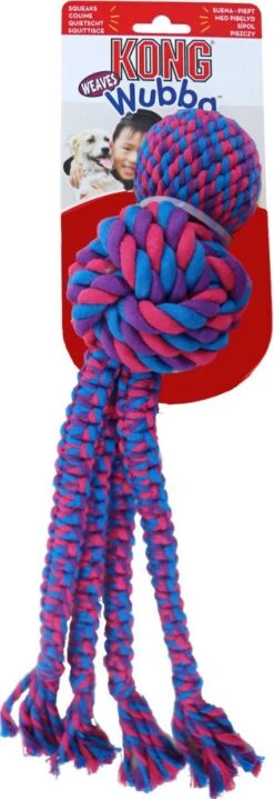 Kong Wubba Weaves Rope Assorti 16 Kong Wubba Weaves Rope Assorti -Pets Care Verkoop 0205784 1