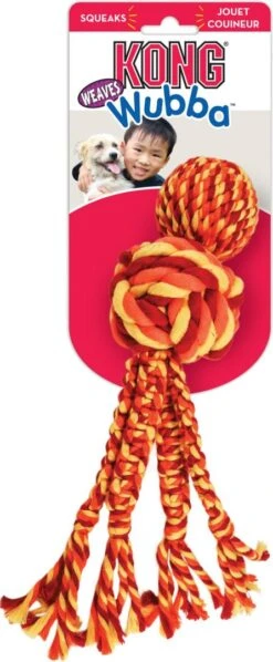 Kong Wubba Weaves Rope Assorti 17 Kong Wubba Weaves Rope Assorti -Pets Care Verkoop 0205784 a