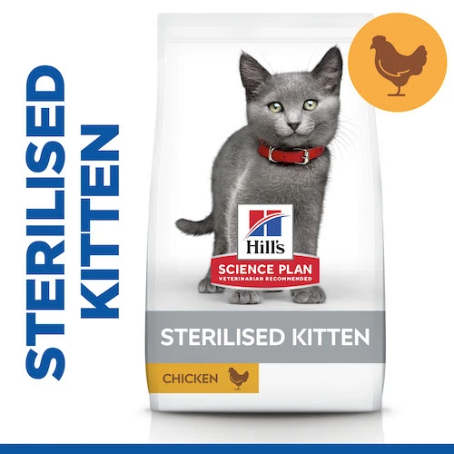 Hill's Science Plan Kitten Sterilised Kip 7kg 4 Hill's Science Plan Kitten Sterilised Kip 7kg - Image 2