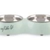 Beeztees Voer- En Drinkbak Oh My Cat Mint 2 X 160 Ml -Pets Care Verkoop 0650736