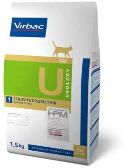 Virbac HPM Urology Struvite Dissolution U1 - Kattenvoer - 3kg