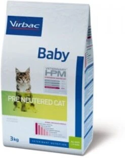 Virbac Veterinary Hpm Baby Pre Neutered - Kattenvoer - 3kg