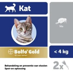 Bolfo Gold Kat 40 2 Pipetten -Pets Care Verkoop 4007221007463