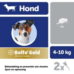 Bolfo Gold 100 Hond 2 Pipetten 5 Bolfo Gold 100 Hond 2 Pipetten -Pets Care Verkoop 4007221007487