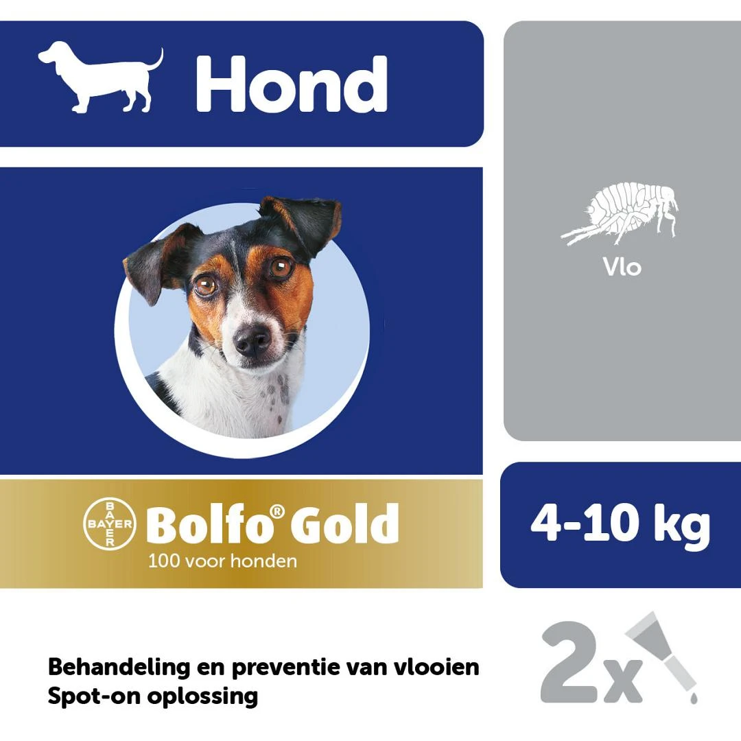 Bolfo Gold 100 Hond 2 Pipetten 4 Bolfo Gold 100 Hond 2 Pipetten - Image 2