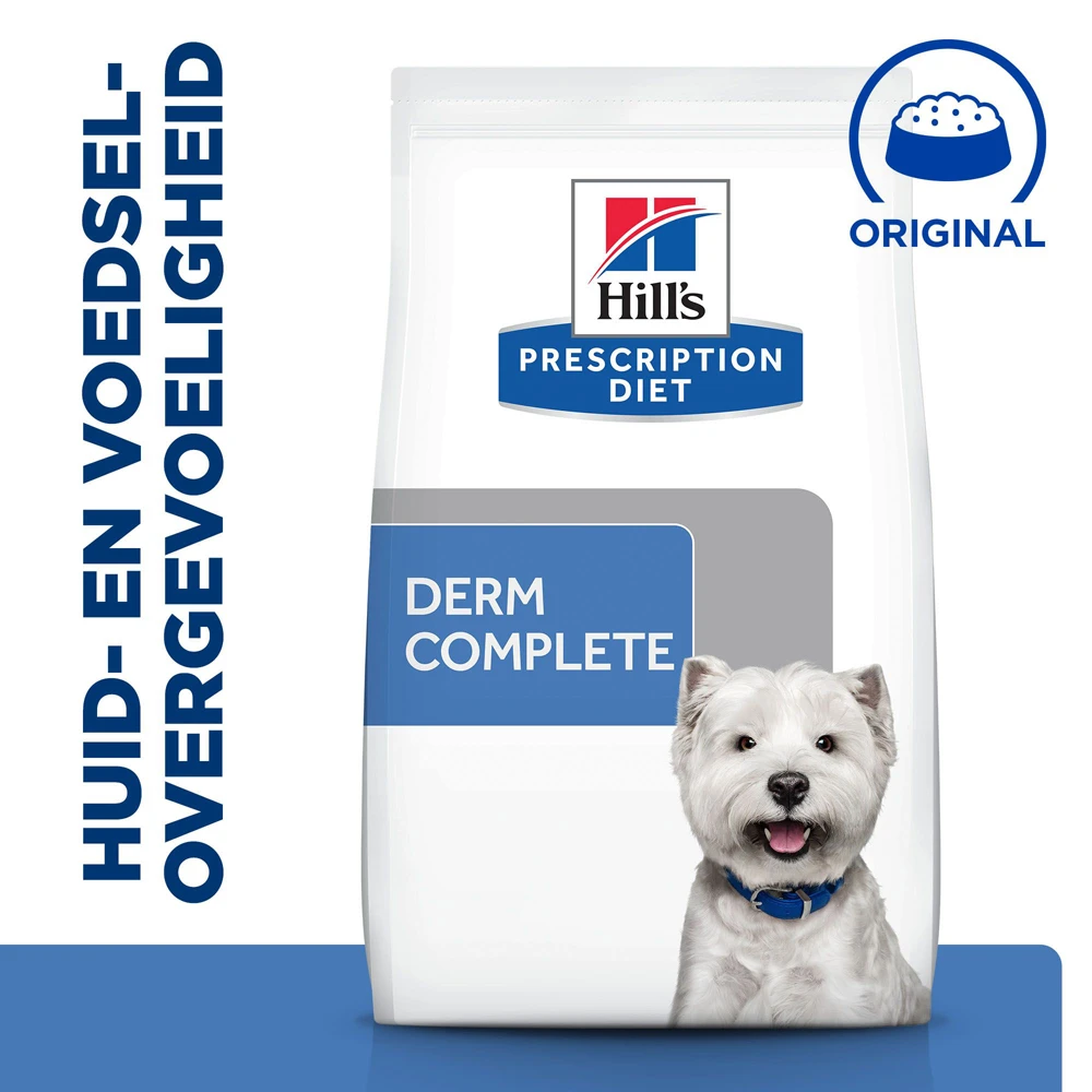 Hill's Prescription Diet Derm Complete Mini Environmental/food Sensitivities Hondenvoer Met Rijst & Ei 1kg 4 Hill's Prescription Diet Derm Complete Mini Environmental/food Sensitivities Hondenvoer Met Rijst & Ei 1kg - Image 2