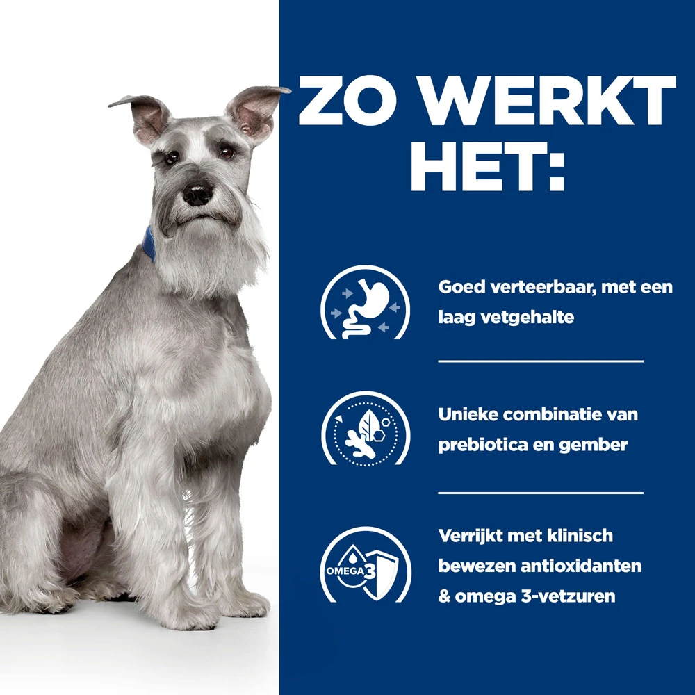 Hill's I/D Low Fat Kip & Groenten Stoofpotje Hond 12x354g 5 Hill's I/D Low Fat Kip & Groenten Stoofpotje Hond 12x354g - Image 3