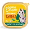 Edgard & Cooper Kattenvoer Adult Organic Kalkoen & Kip Paté 85 Gr -Pets Care Verkoop 5407009641169 01