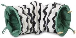 Beeztees Speeltunnel Bengy Zwart/wit/groen