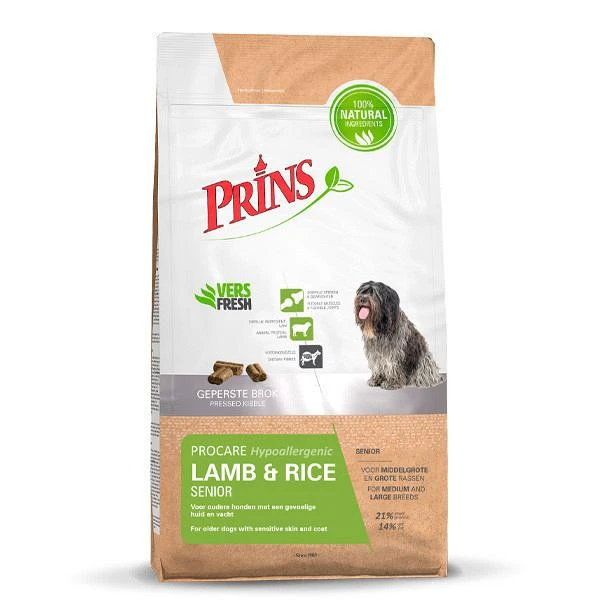 Prins Hondenvoer ProCare Lamb & Rice Senior 15 Kg 3 Prins Hondenvoer ProCare Lamb & Rice Senior 15 Kg