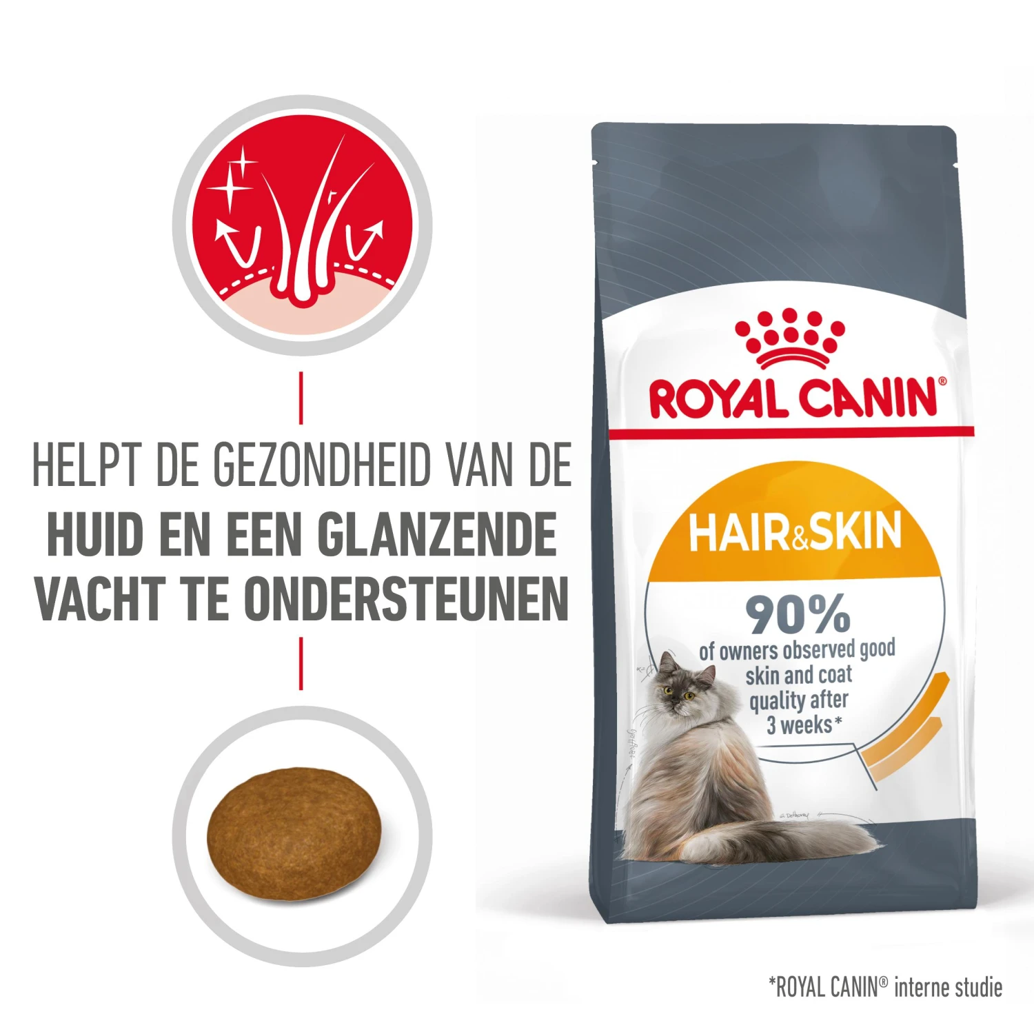 Royal Canin Hair & Skin Care Kattenvoer 4kg 4 Royal Canin Hair & Skin Care Kattenvoer 4kg - Image 2