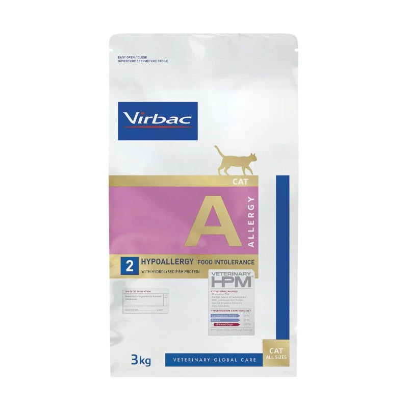 Virbac Hpm A2 Hypoallergy Met Vis Voor Katten 3kg 3 Virbac Hpm A2 Hypoallergy Met Vis Voor Katten 3kg