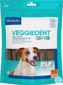 Virbac Veggiedent Fr3sh Kauwstrips <10kg Hond S 224G