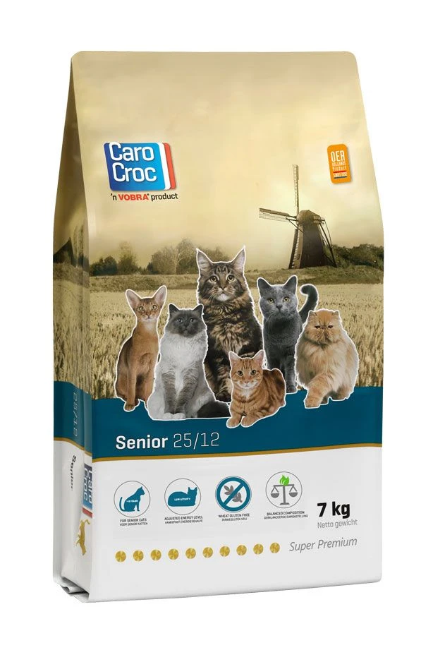 Carocroc Senior 25/12 - Kattenvoer - 7 Kg 3 Carocroc Senior 25/12 - Kattenvoer - 7 Kg