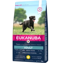 Eukanuba Adult Large Breed – Hondenvoer Met Kip – 3kg