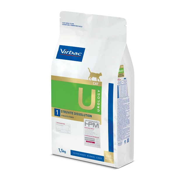 Virbac HPM Urology Struvite Dissolution U1 - Kattenvoer - 3kg 4 Virbac HPM Urology Struvite Dissolution U1 - Kattenvoer - 3kg - Image 2
