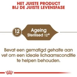 Royal Canin Kattenvoer Ageing Sterilised 12+4 Kg -Pets Care Verkoop royal canin ageing sterilised 12plus senior kat oudere kat vanaf 12 jaar hero image 9