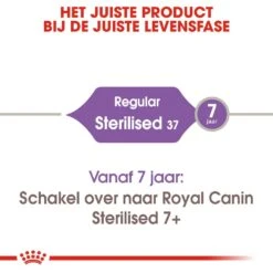Royal Canin Kattenvoer Sterilised 37 2 Kg -Pets Care Verkoop royal canin sterilised 37 volwassen kat castratie sterilisatie hero image 9